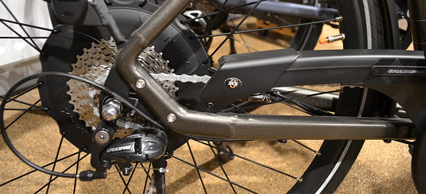 Achterwiel motor elektrische fiets