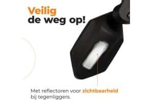 Craved Fietsspiegel - Deluxe - Links - Verstelbaar - E-Bike
