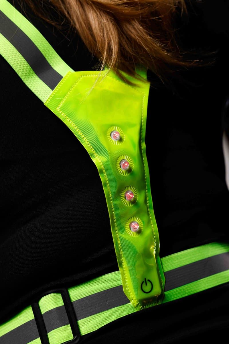 Craved LED Sport Vest - USB Oplaadbaar - Hardloopvest - Geel