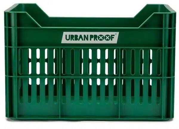 Urban Proof fietskrat 30L retro groen Recycled 40x30x25cm