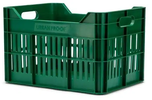 Urban Proof fietskrat 30L retro groen Recycled 40x30x25cm