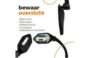 Craved Fietsspiegel - Deluxe - Links - Verstelbaar - E-Bike