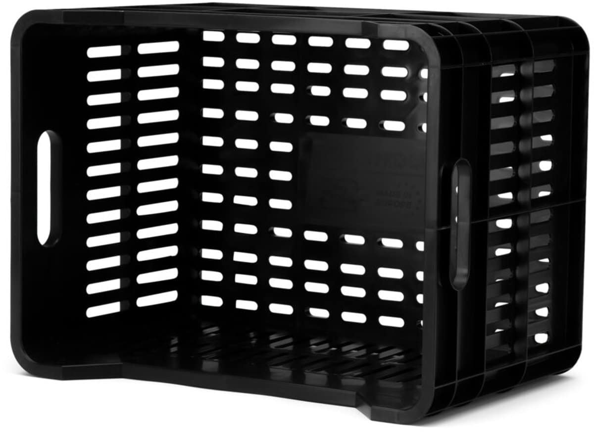 Urban Proof fietskrat 30L - Zwart - Recycled 40x30x25cm