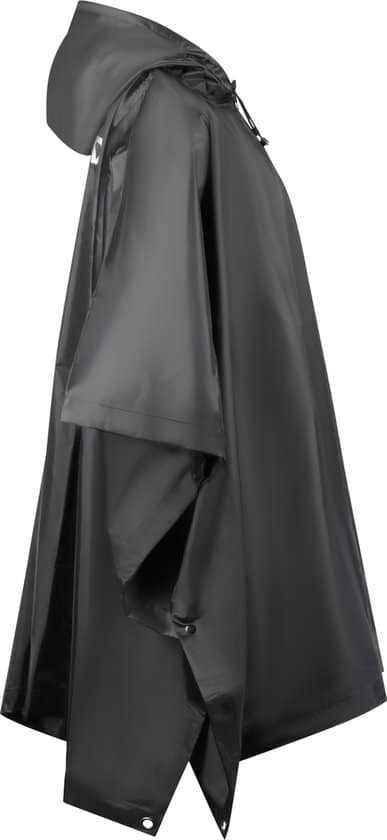 Craved Regenponcho - Waterdicht - Zwart - Fietsponcho