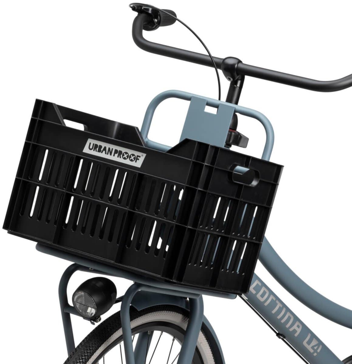 Urban Proof fietskrat 30L - Zwart - Recycled 40x30x25cm