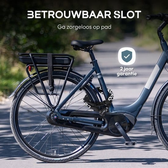 Craved kettingslot Boldon ART2 - 110cm - Zwart