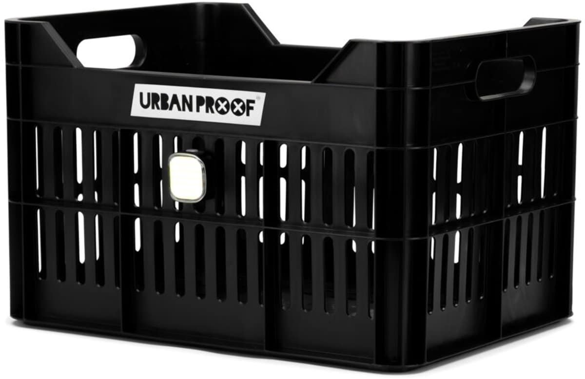 Urban Proof fietskrat 30L - Zwart - Recycled 40x30x25cm