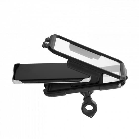 Craved Telefoonhouder Fiets Anti-Tril Smartphonehouder voor Fiets, E-Bike & Scooter Zwart - Waterdicht