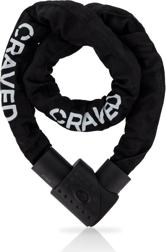 Craved ART3 Kettingslot Iron - 110cm - 3 sleutels - Gehard staal