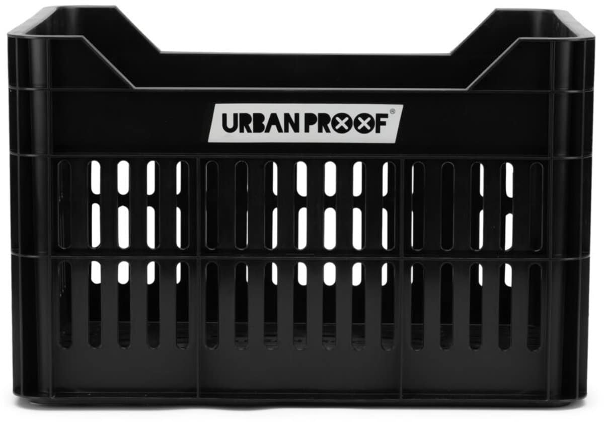 Urban Proof fietskrat 30L - Zwart - Recycled 40x30x25cm