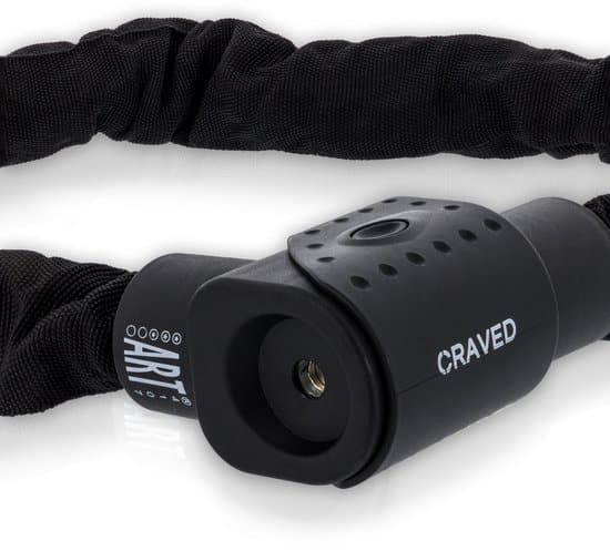 Craved ART3 Kettingslot Iron - 110cm - 3 sleutels - Gehard staal