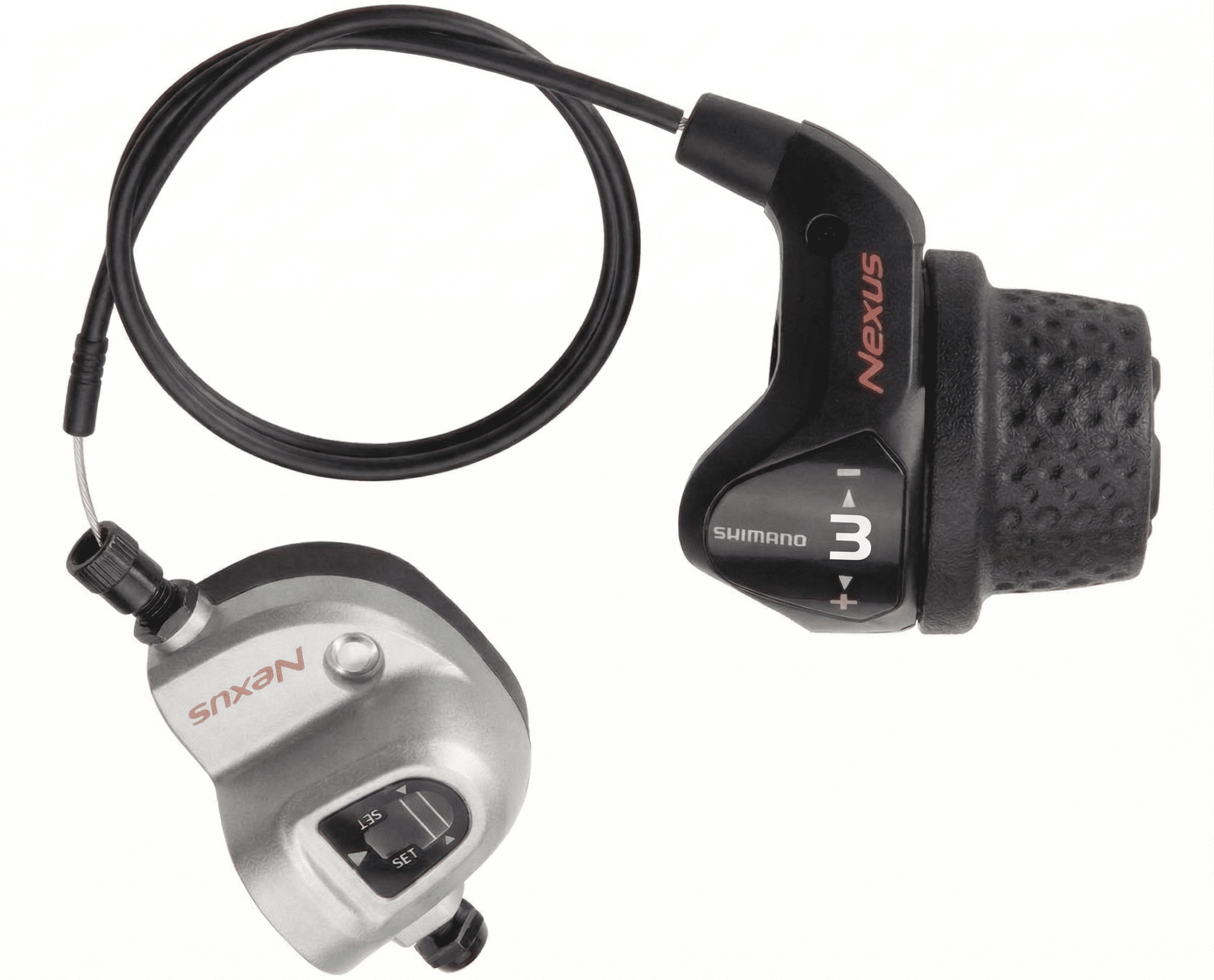 Shimano Nexus 3V Revoshift SL-3S41E – Complete set met Clickbox - Inclusief kabel 2200mm - Versteller