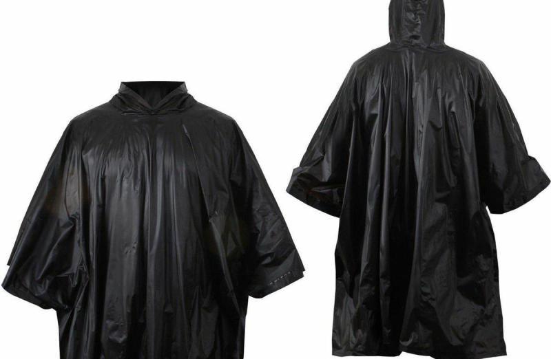Benson Promo Line Poncho Duurzaam Zwart