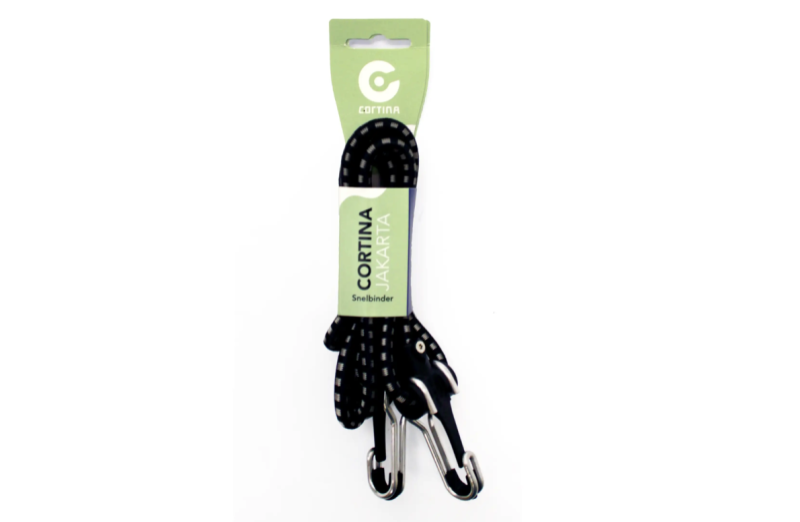 Cortina snelbinder haak Jakarta zwart/antraciet