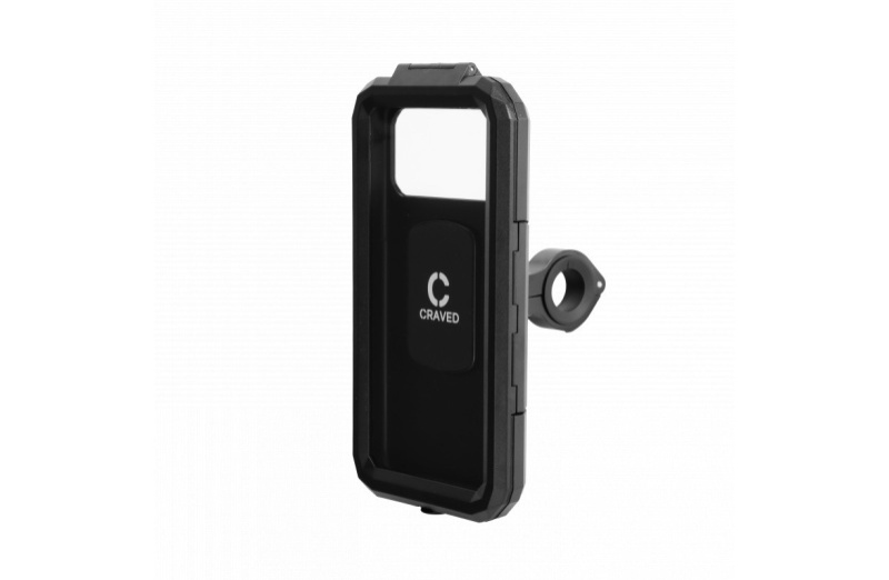 Craved Telefoonhouder Fiets Anti-Tril Smartphonehouder voor Fiets, E-Bike & Scooter Zwart - Waterdicht