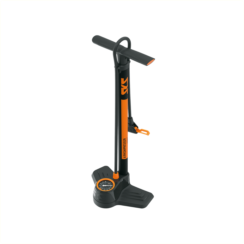 SKS Airkompressor compact 10.0 Fietspomp - Zwart/Oranje