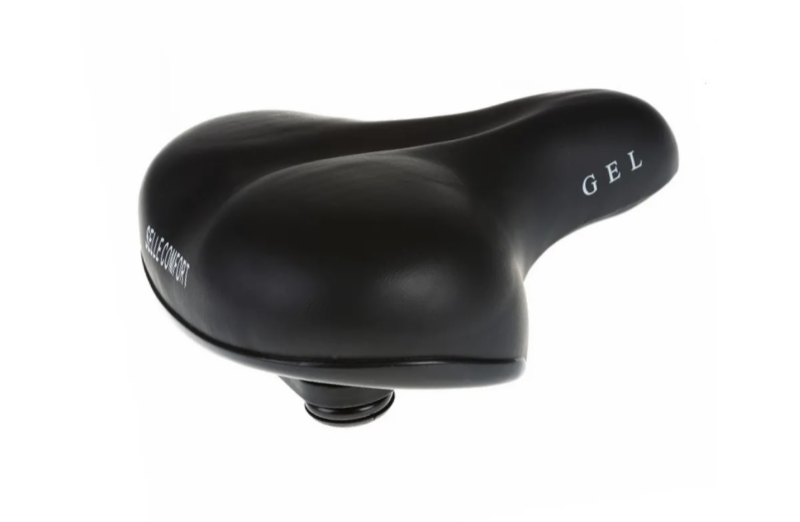 Selle Comfort Gel Fietszadel - Inclusief Zadelstrop - Zwart