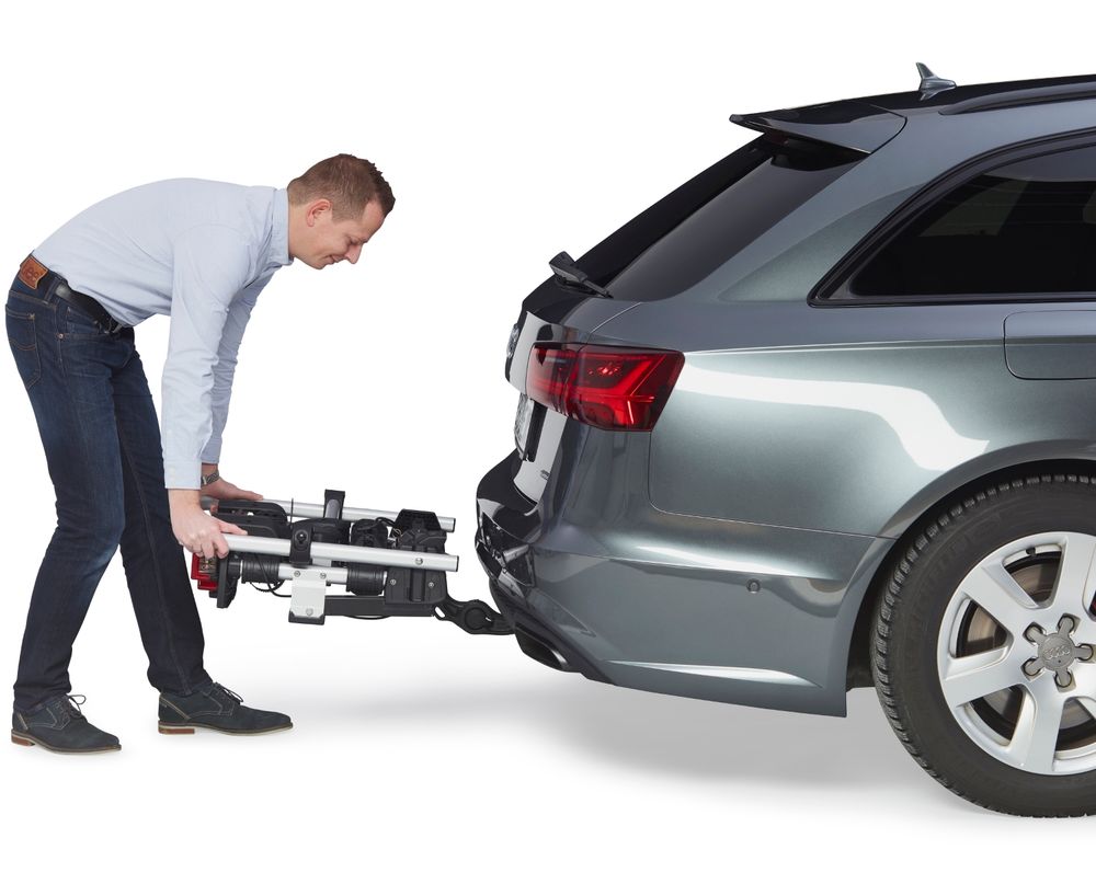 Uebler i21s Fietsendrager - 60° Kantelbaar - 2 Fietsen / E-Bikes - Opvouwbaar - TESTWINNAAR ANWB Fietsdragertest 2025