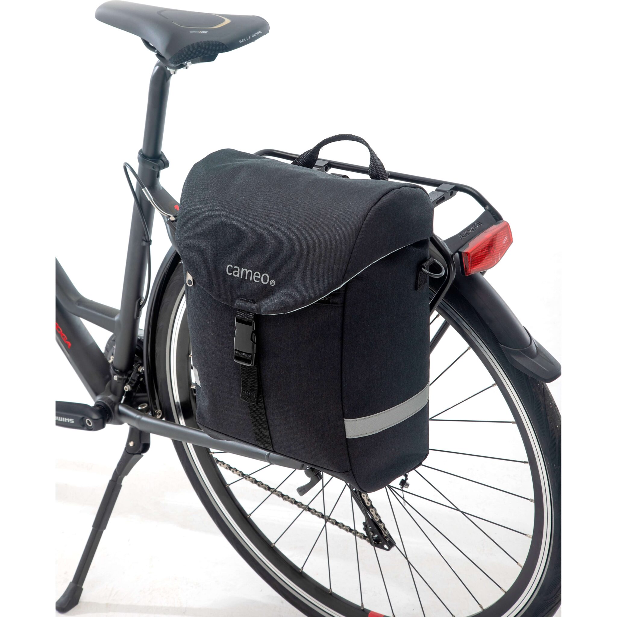 Cameo fietstas enkel Sports bag zwart 14L