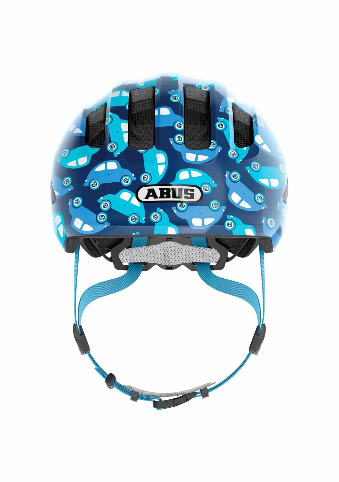 Abus helm Smiley 3.0 LED Blauwe Auto M 50-55 cm