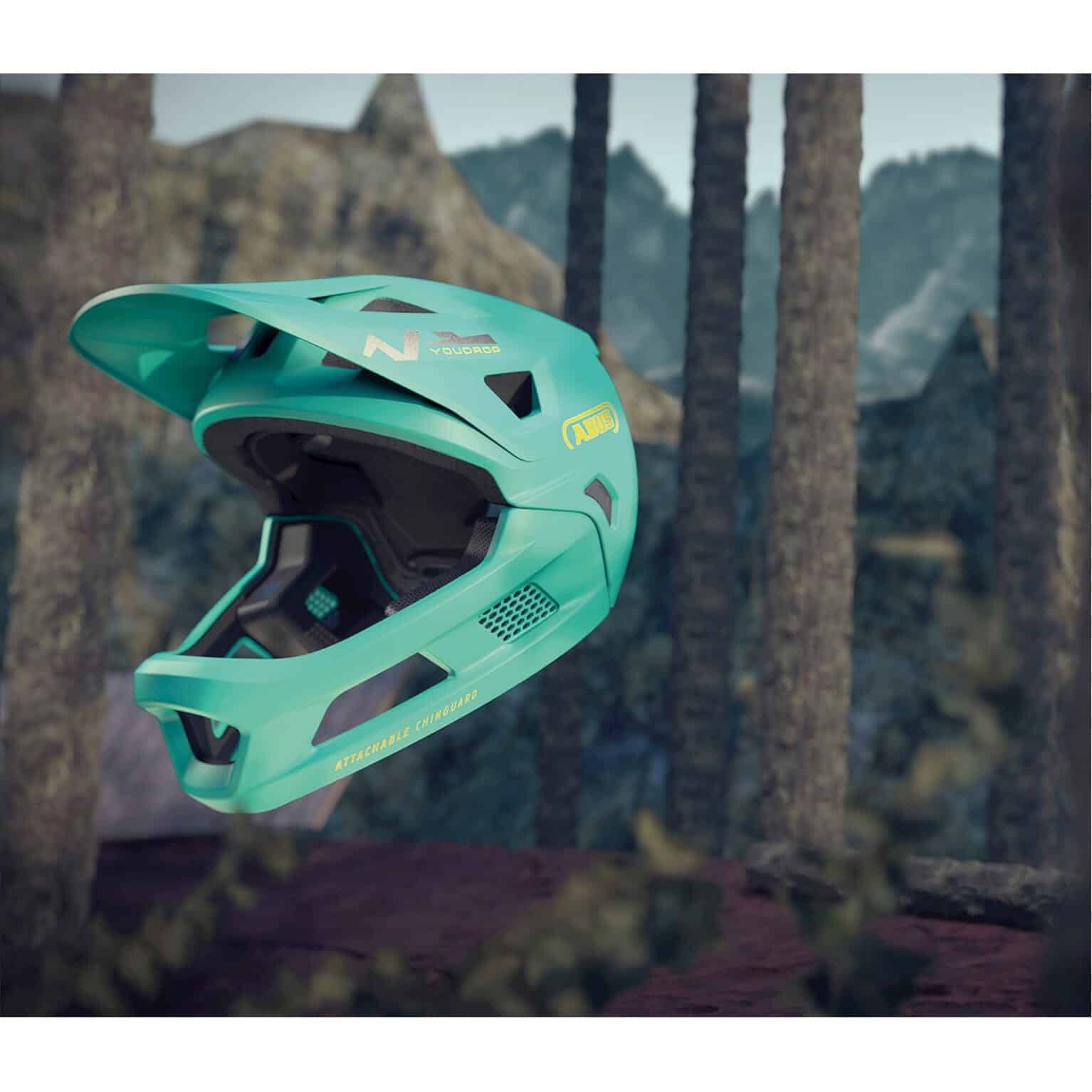 Abus helm YouDrop FF salvia green S 45-50 cm