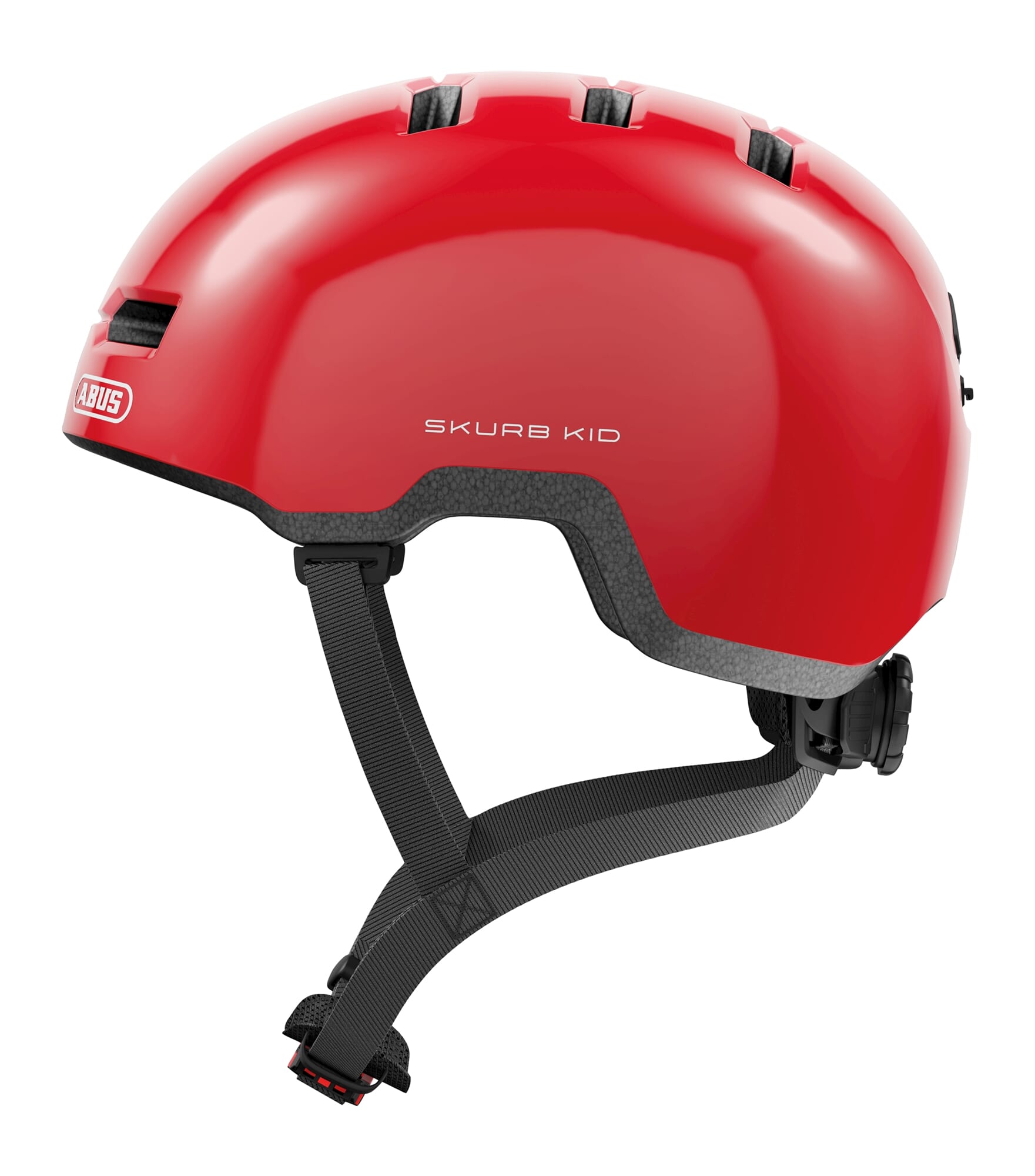 Abus helm Skurb Kid Glanzend Rood M 50-55 cm