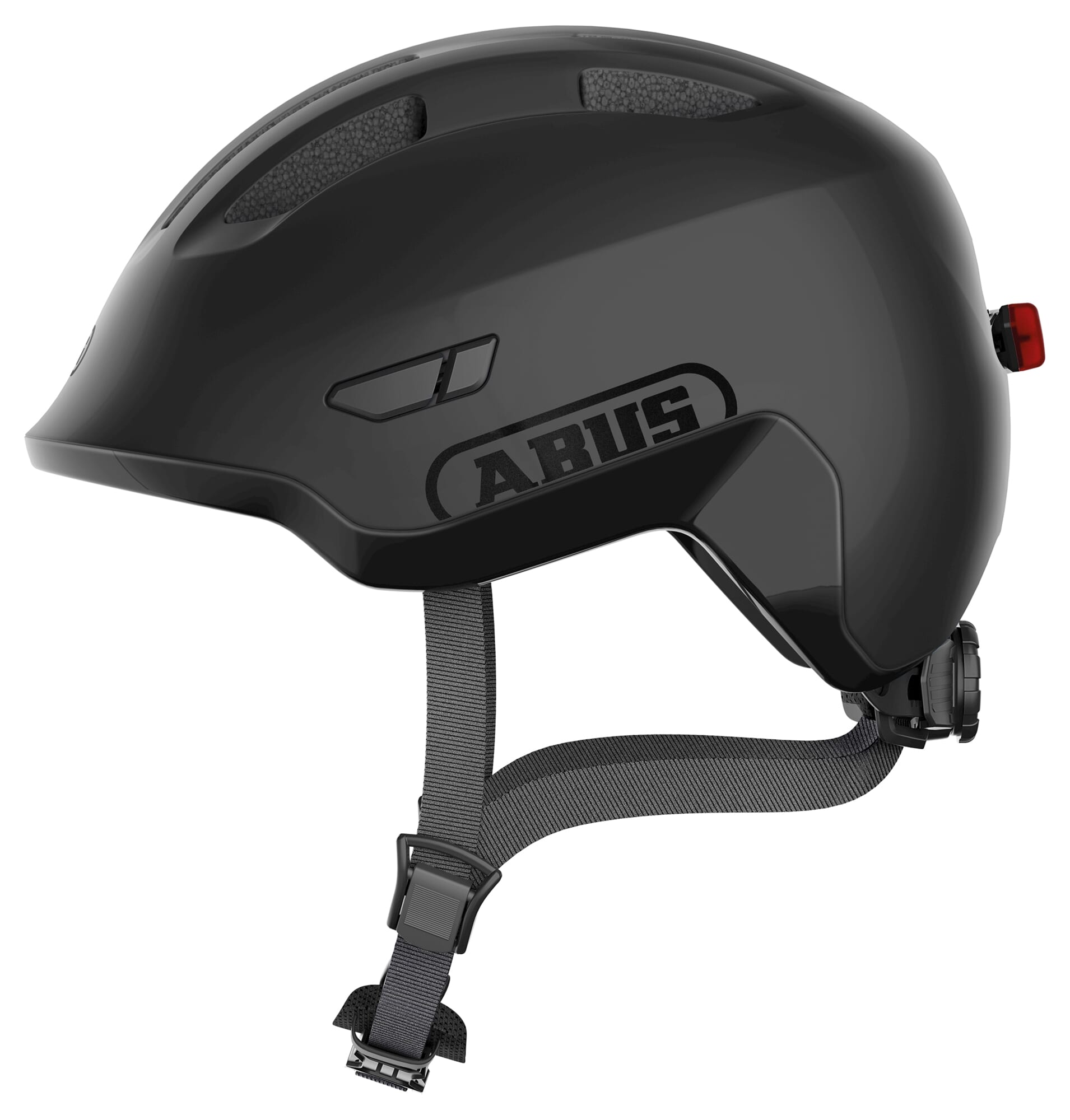 Abus helm Smiley 3.0 ACE LED Fluweel Zwart M 50-55 cm