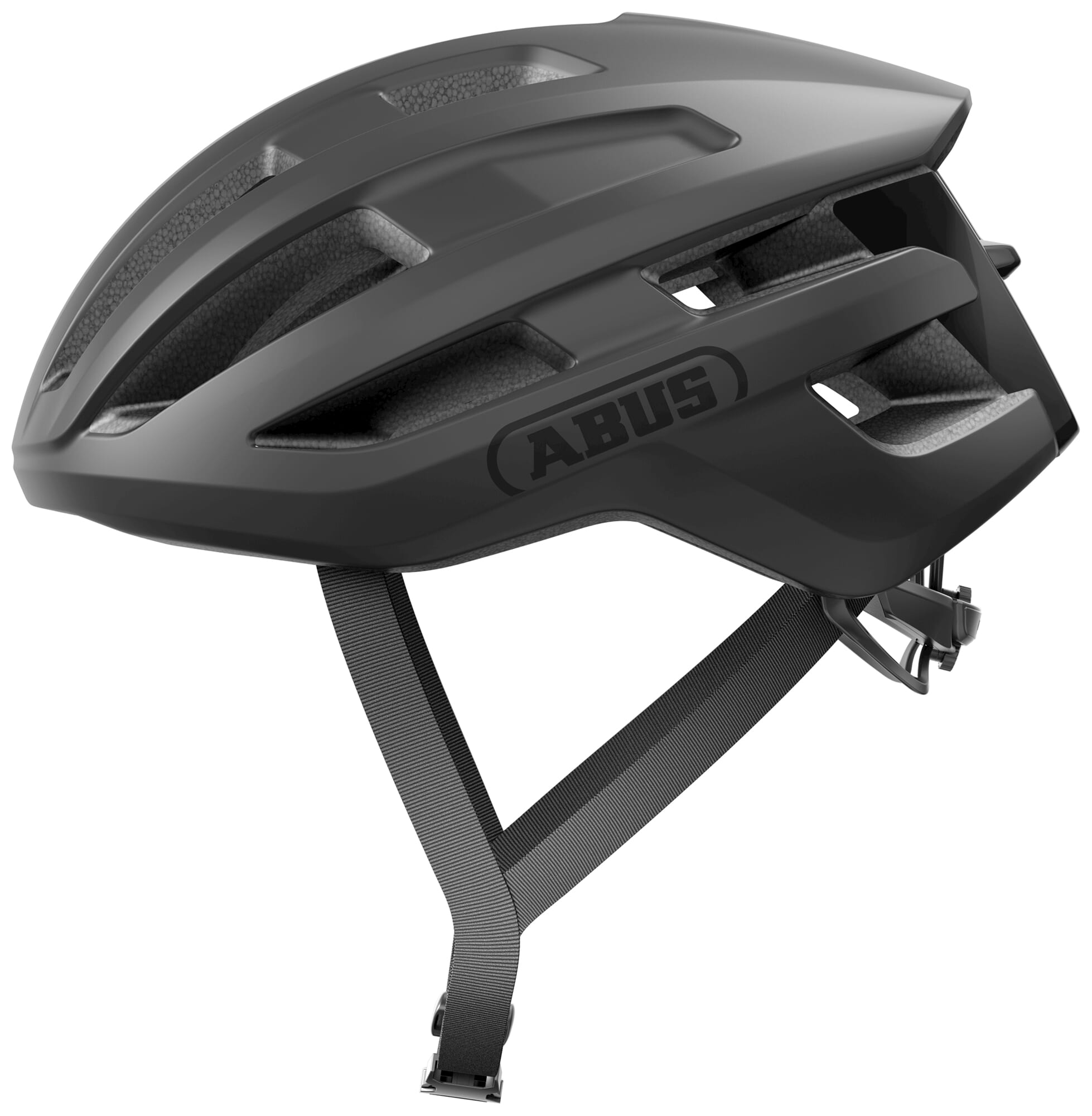 Abus helm PowerDome Fluweel Zwart L 56-61 cm
