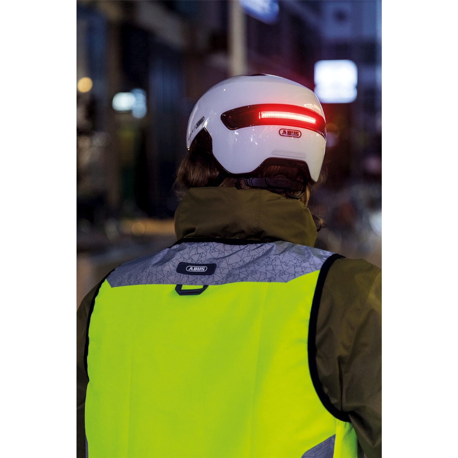 Abus helm Hud-Y Glanzend Wit L 56-61 cm