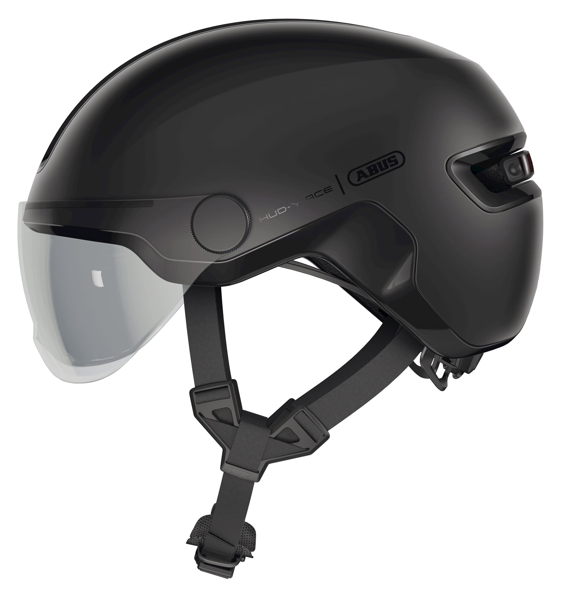 Abus helm Hud-Y ACE Fluweel Zwart S 48-54 cm