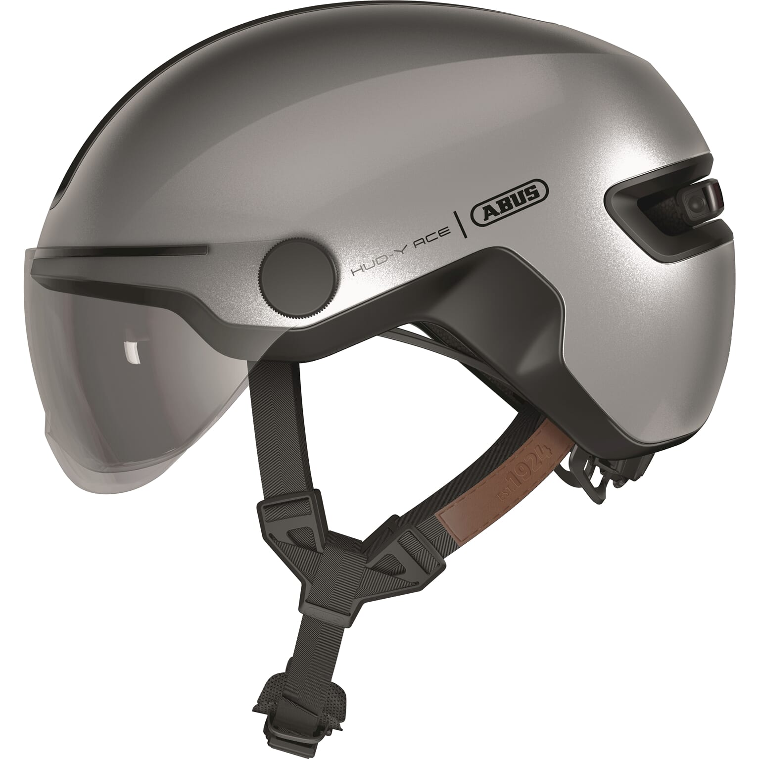 Abus Helm HUD-Y ACE Glinster Zilver L 57-61cm