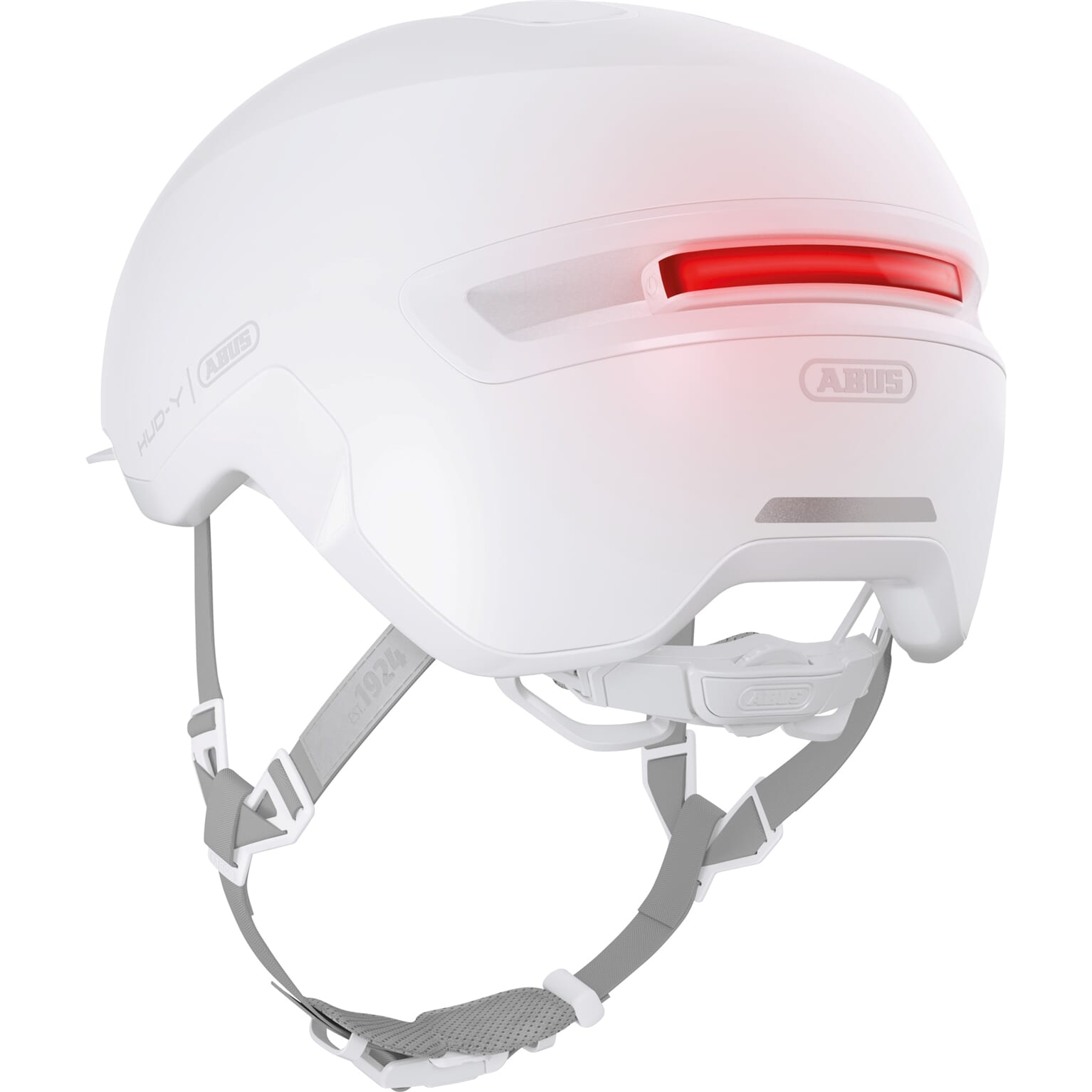 Abus Helm HUD-Y Pure White M 54-58cm