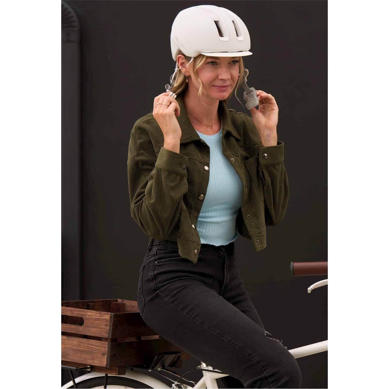 Abus Helm HUD-Y Pure White M 54-58cm