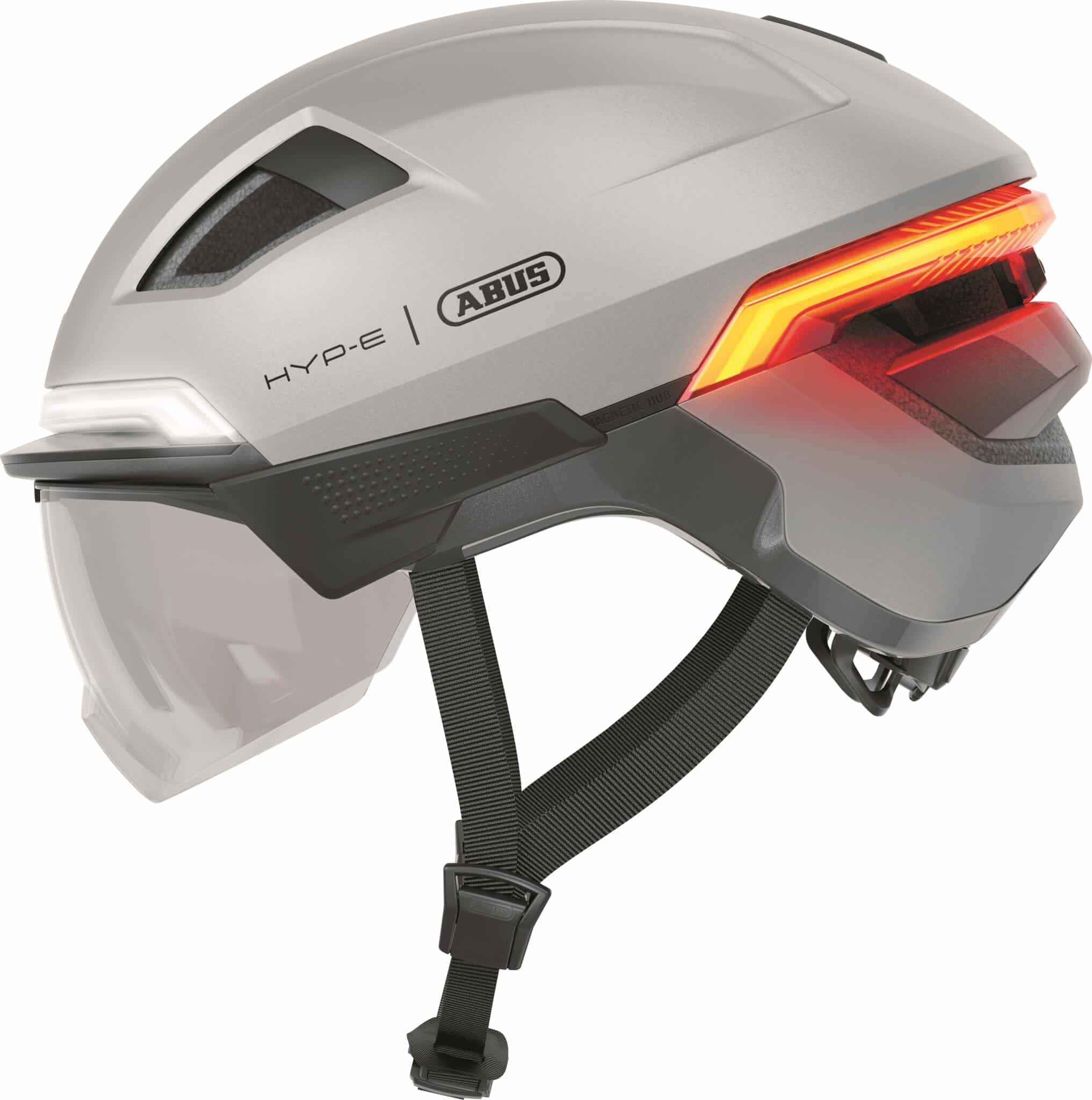 Abus Helm Hyp-E ACE Glinster Zilver L 57-61cm