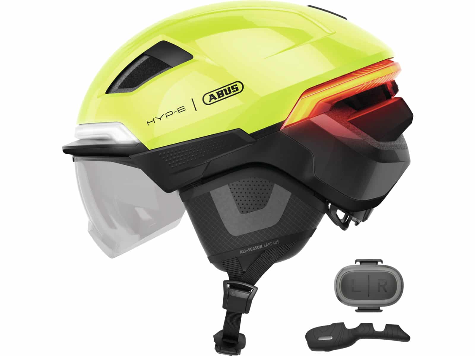 Abus Smart Helm Hyp-E Bl.ACE Signaal Geel S 51-55cm
