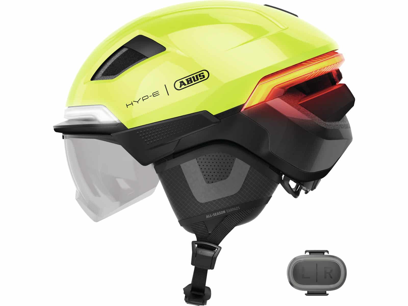 Abus Smart Helm Hyp-E ACE Signaal Geel L 57-61cm