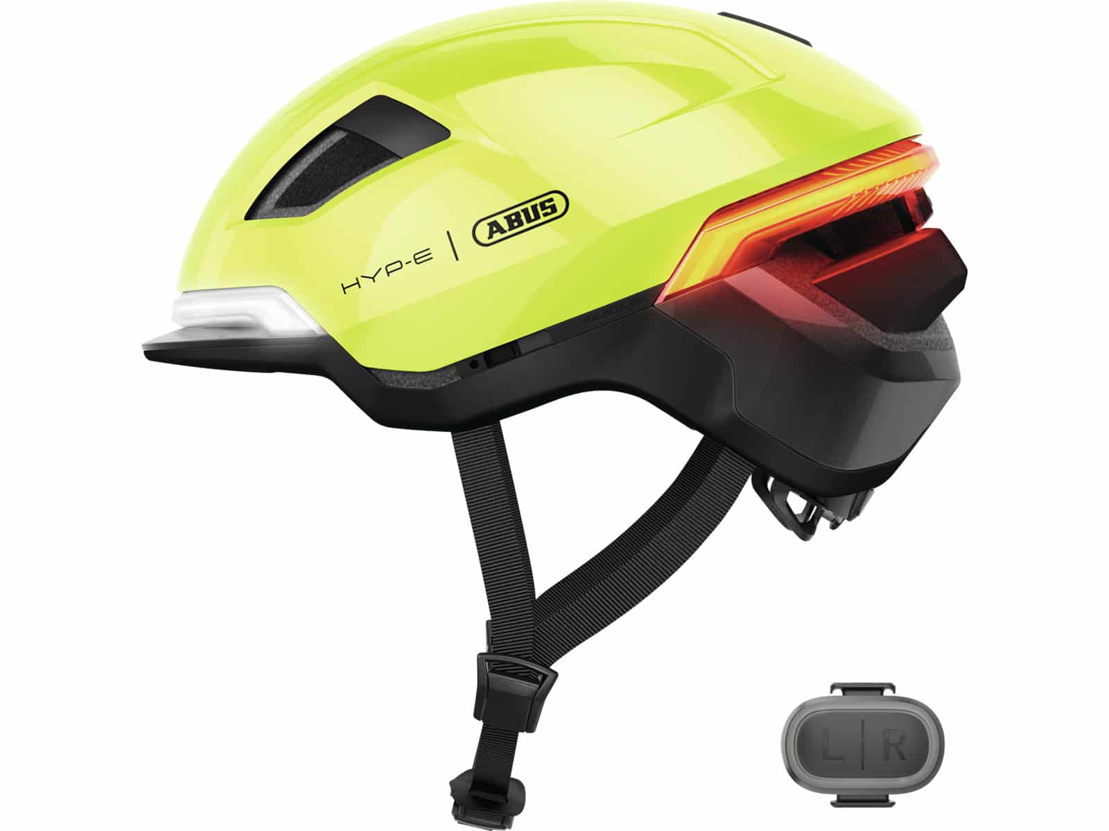 Abus Smart Helm Hyp-E Signaal Geel L 57-61cm