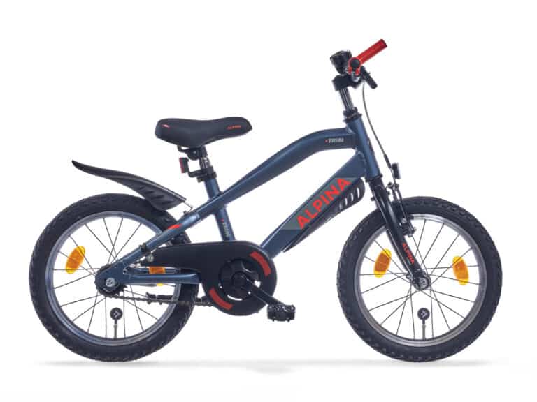 Alpina Trial jongensfiets 16 inch Donker Petrol Matt aluminium V-brake terugtraprem