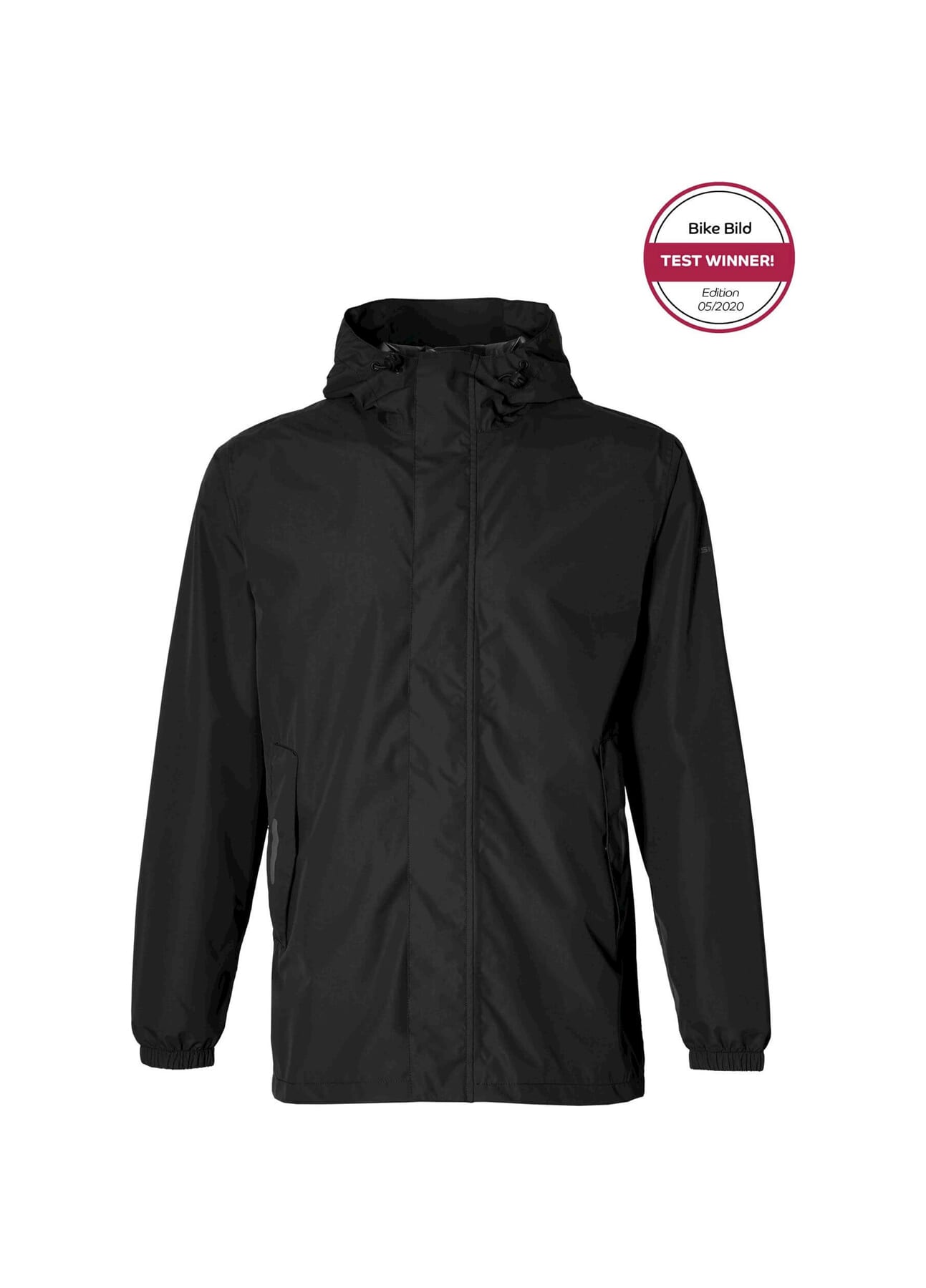 Basil regenjas Hoga unisex zwart S