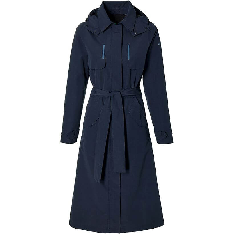 Basil trenchcoat Mosse dames nacht blauw M