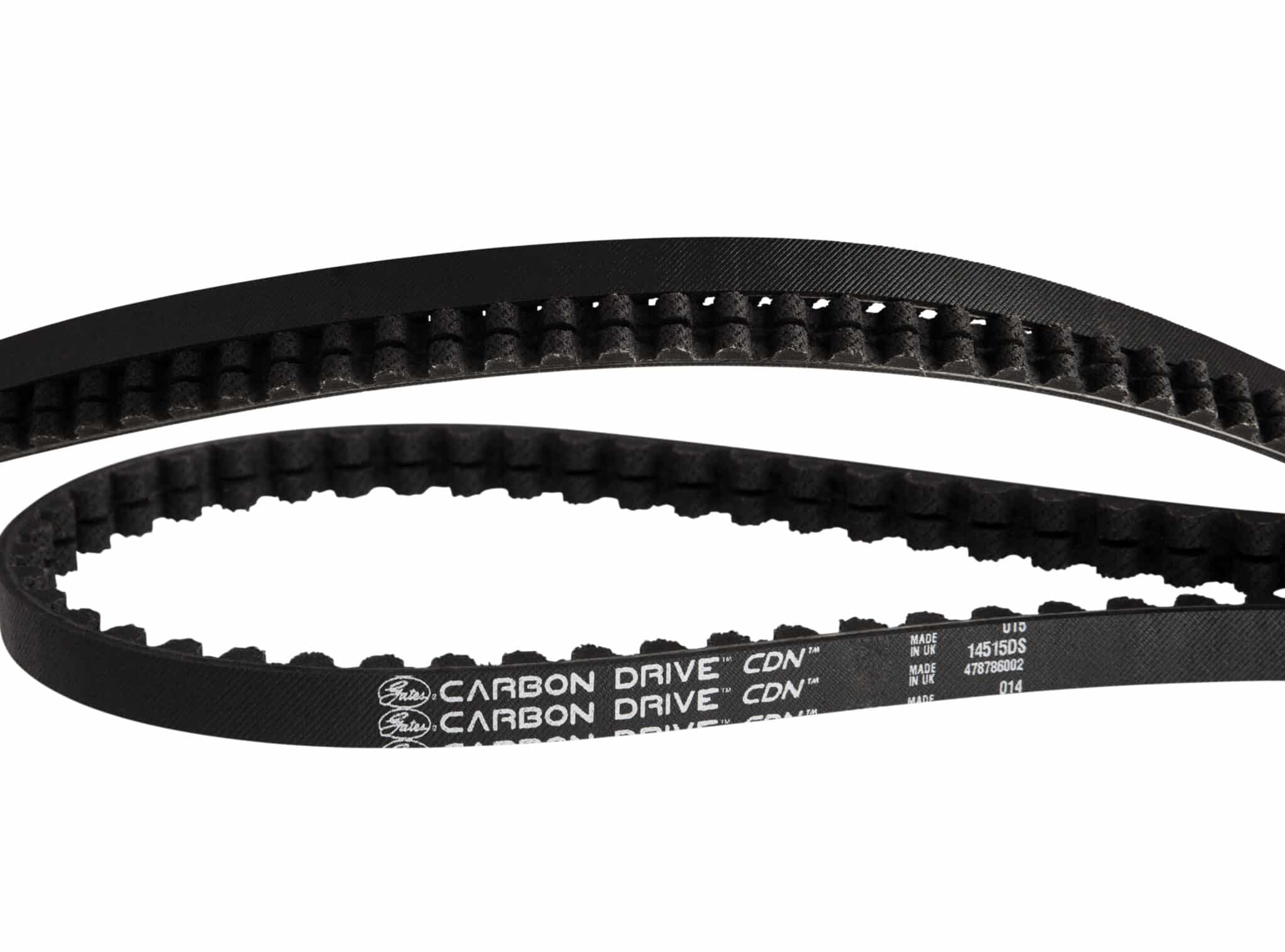 Gates CDN Belt Carbon Drive 122 Tands Zwart