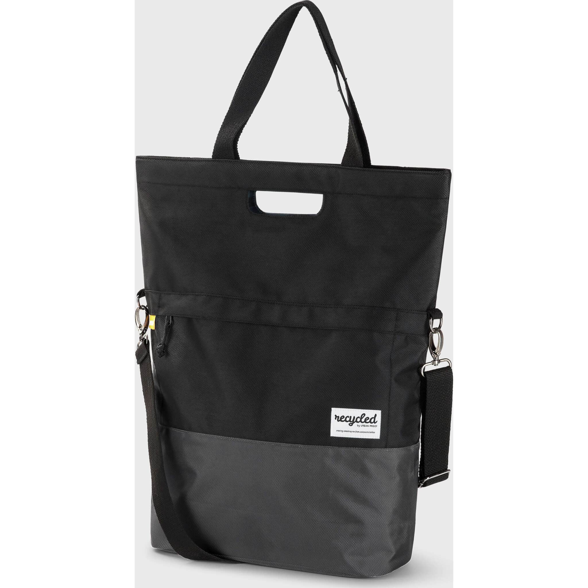 Urban Proof shoppertas 20L recycled zwart grijs
