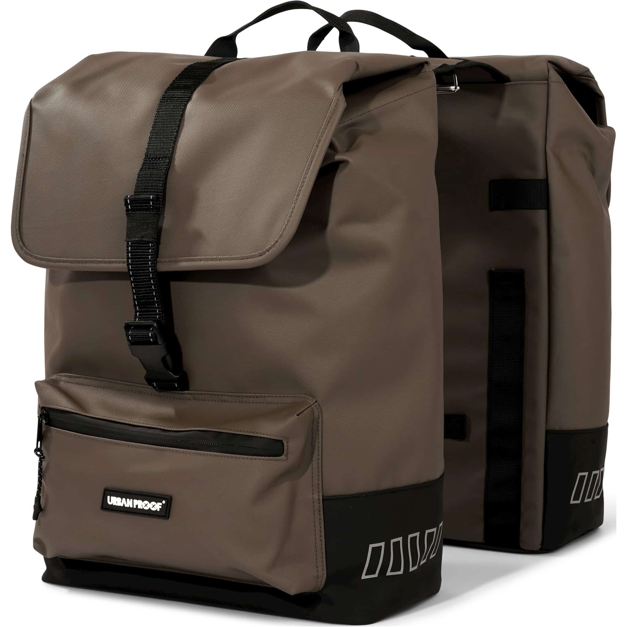 Urban Proof double cargo bag 38L recycled bruin