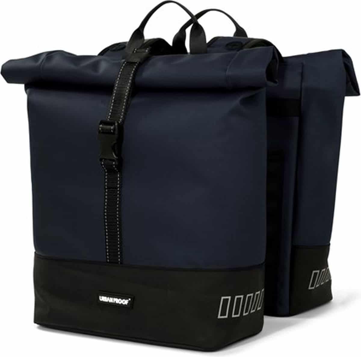 Urban Proof double rolltop bag 38L recycled blauw