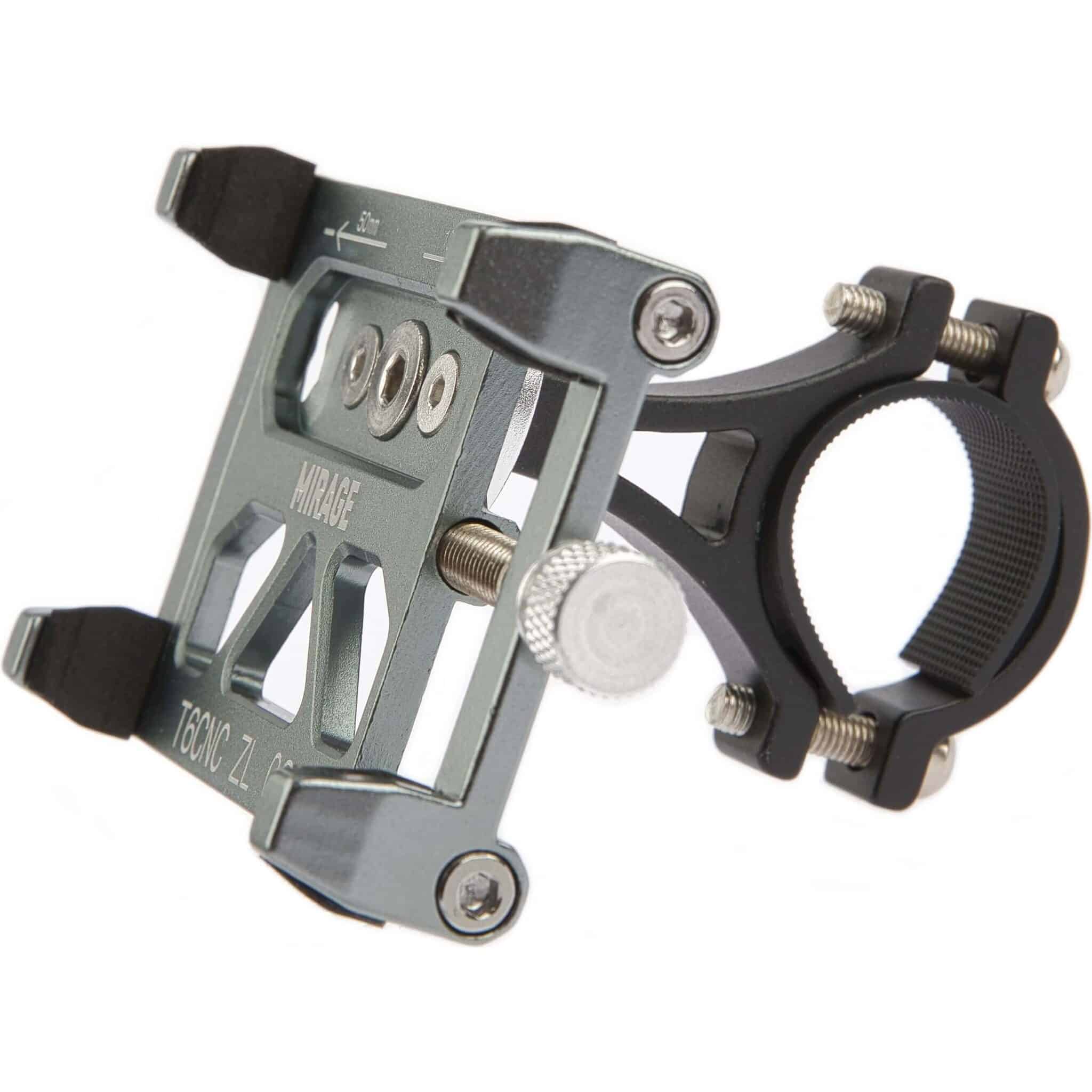 Mirage Telefoonhouder Aluminium M/Bracket, Gun Metal