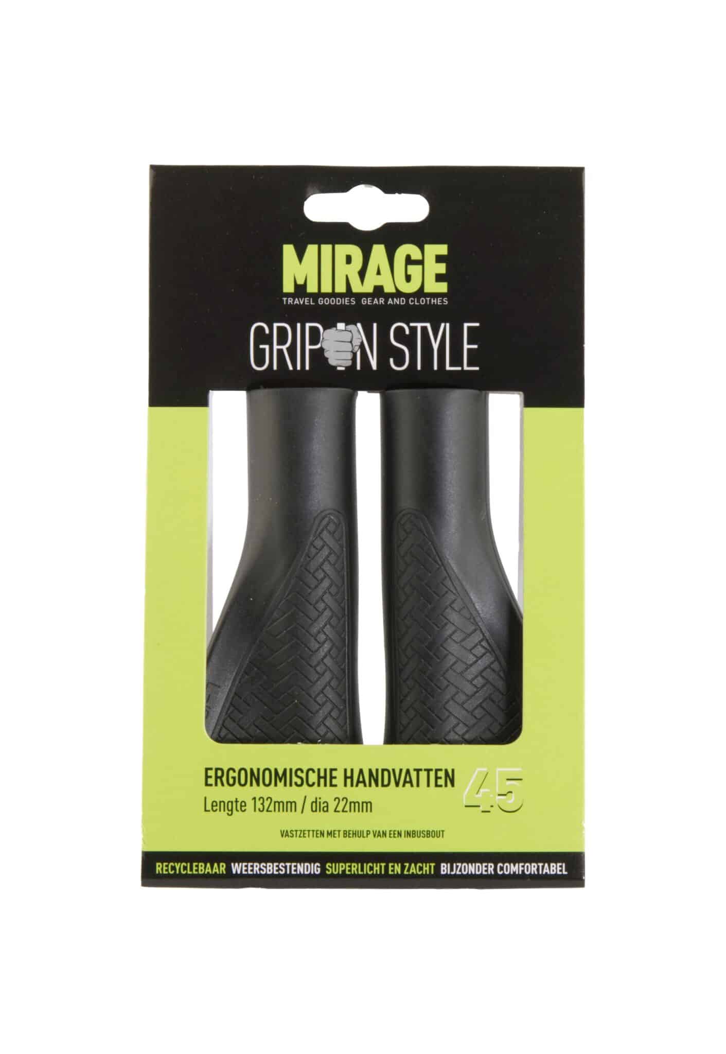 Mirage handvatten Grips in Style 132mm zwart