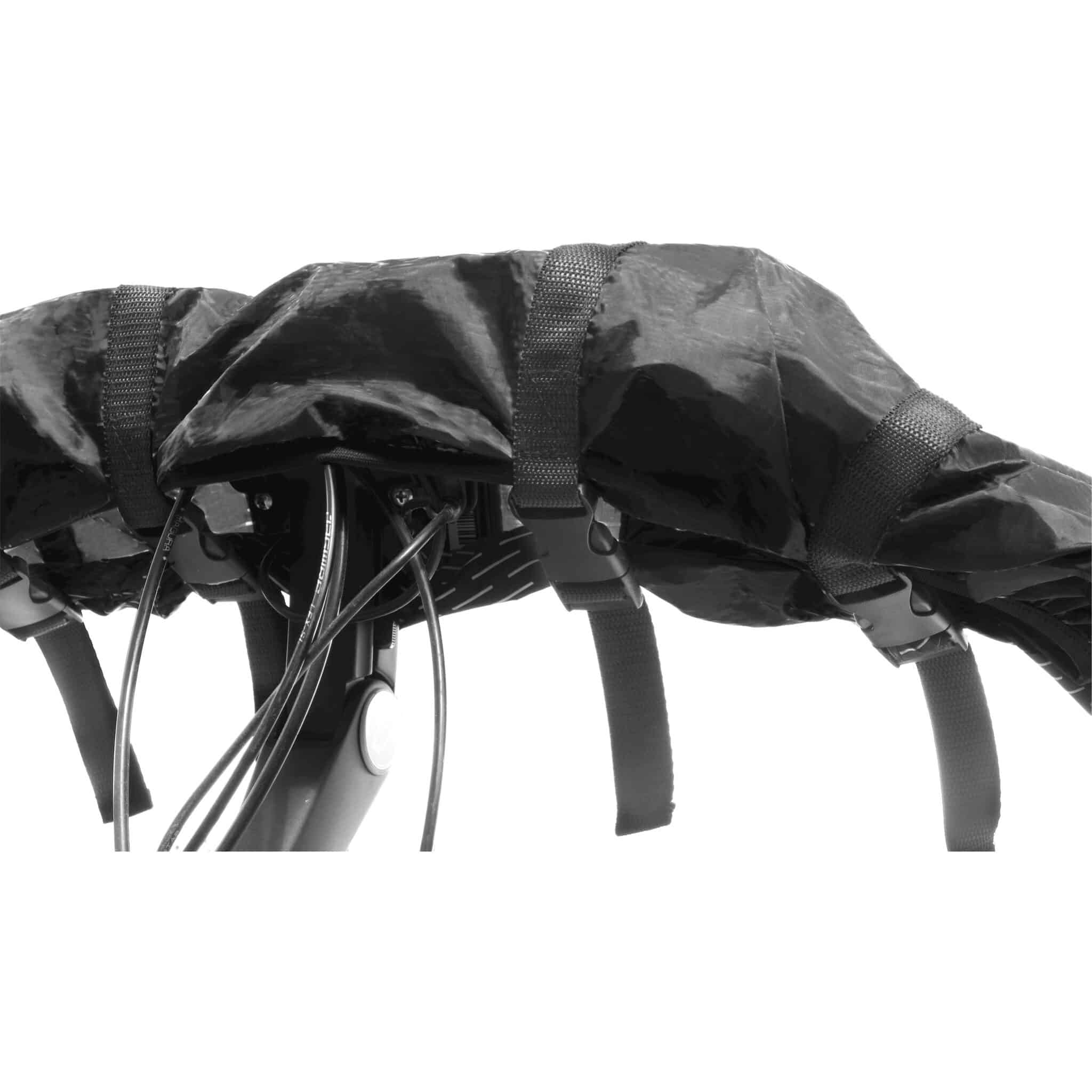 Mirage Beschermhoes Undercover Voor Fietsstuur Zwart