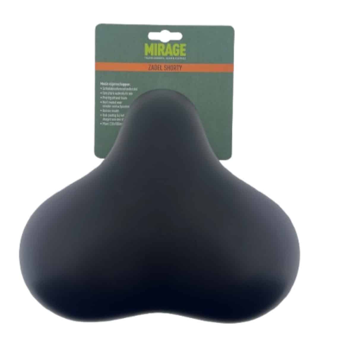 Mirage Rokzadel Shorty Met Vering Zwart
