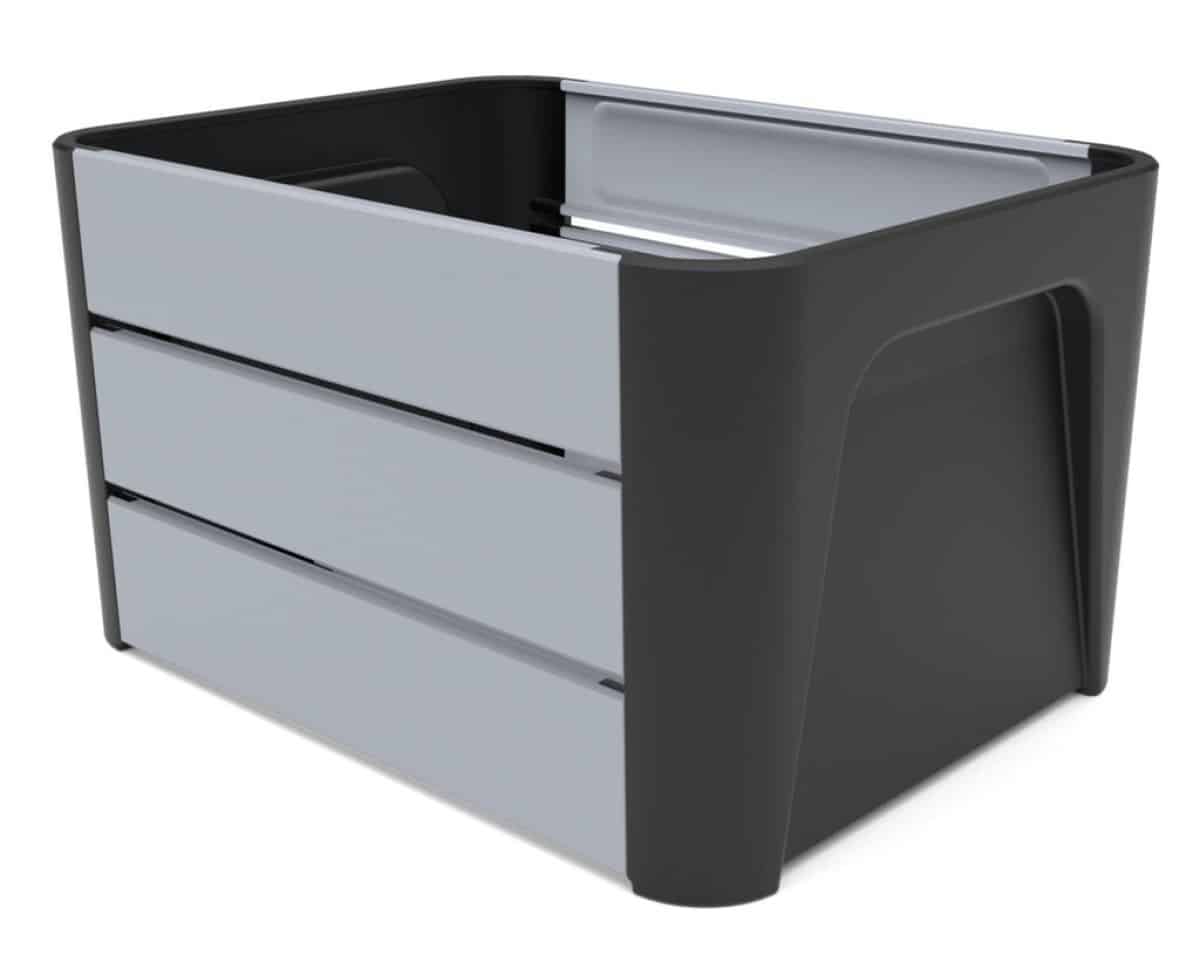 Mirage Fietskrat Klik "˜N Krat Zwart/Grijs