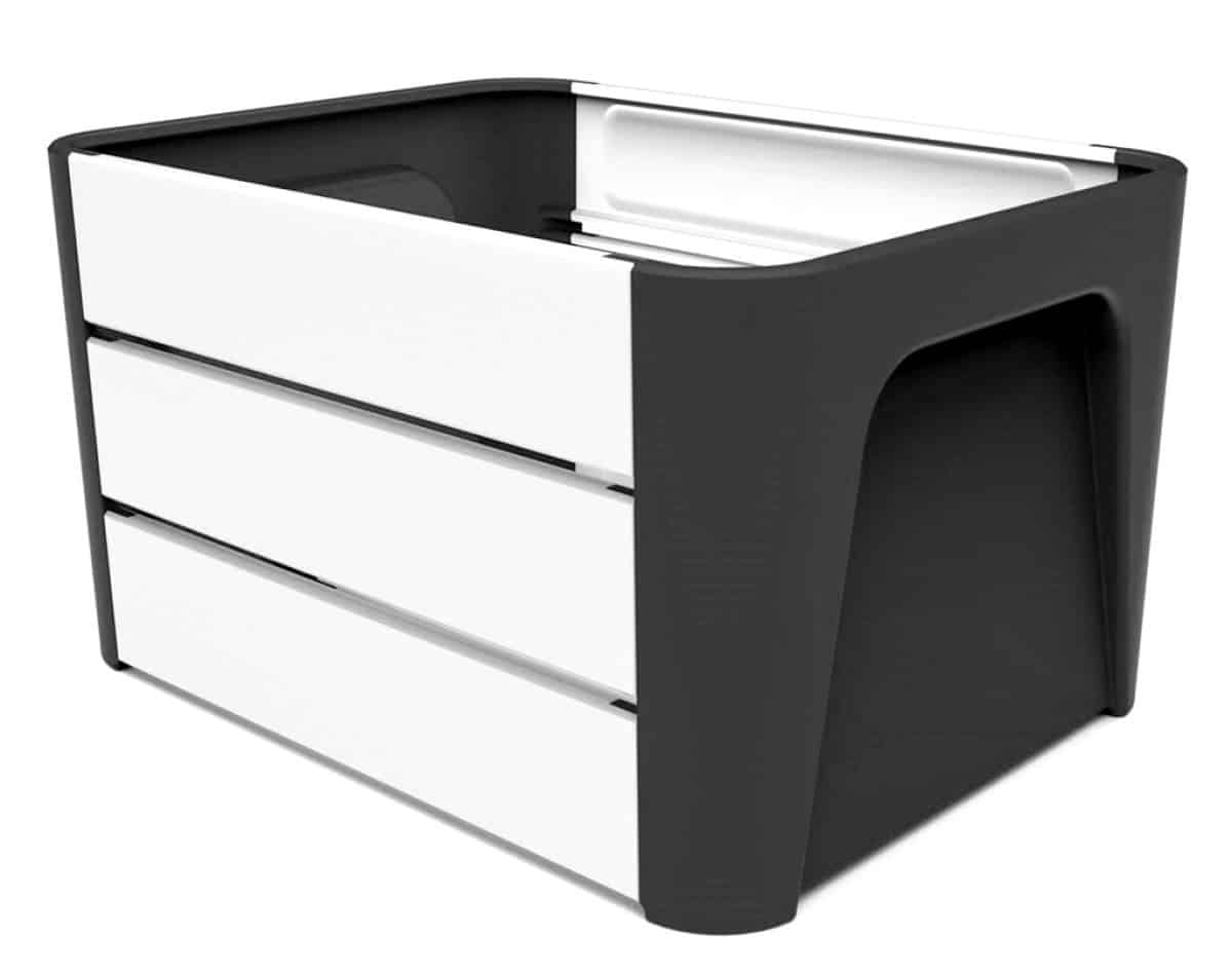 Mirage Fietskrat Klik "˜N Krat Zwart/Wit